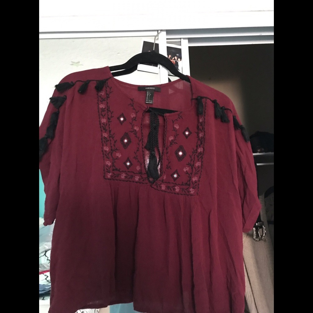 Forever 21 Bohemian style shirt